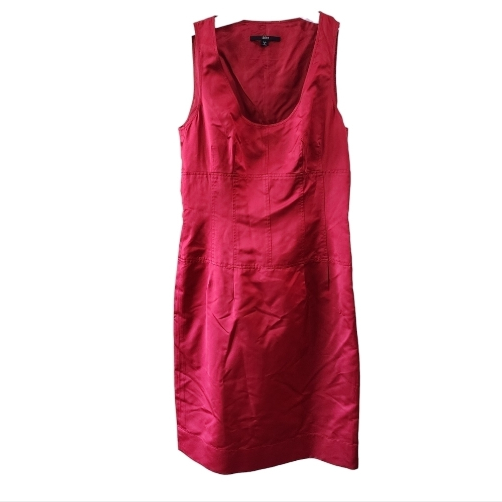 BOSS Hugo Boss Business Dress Red Silky